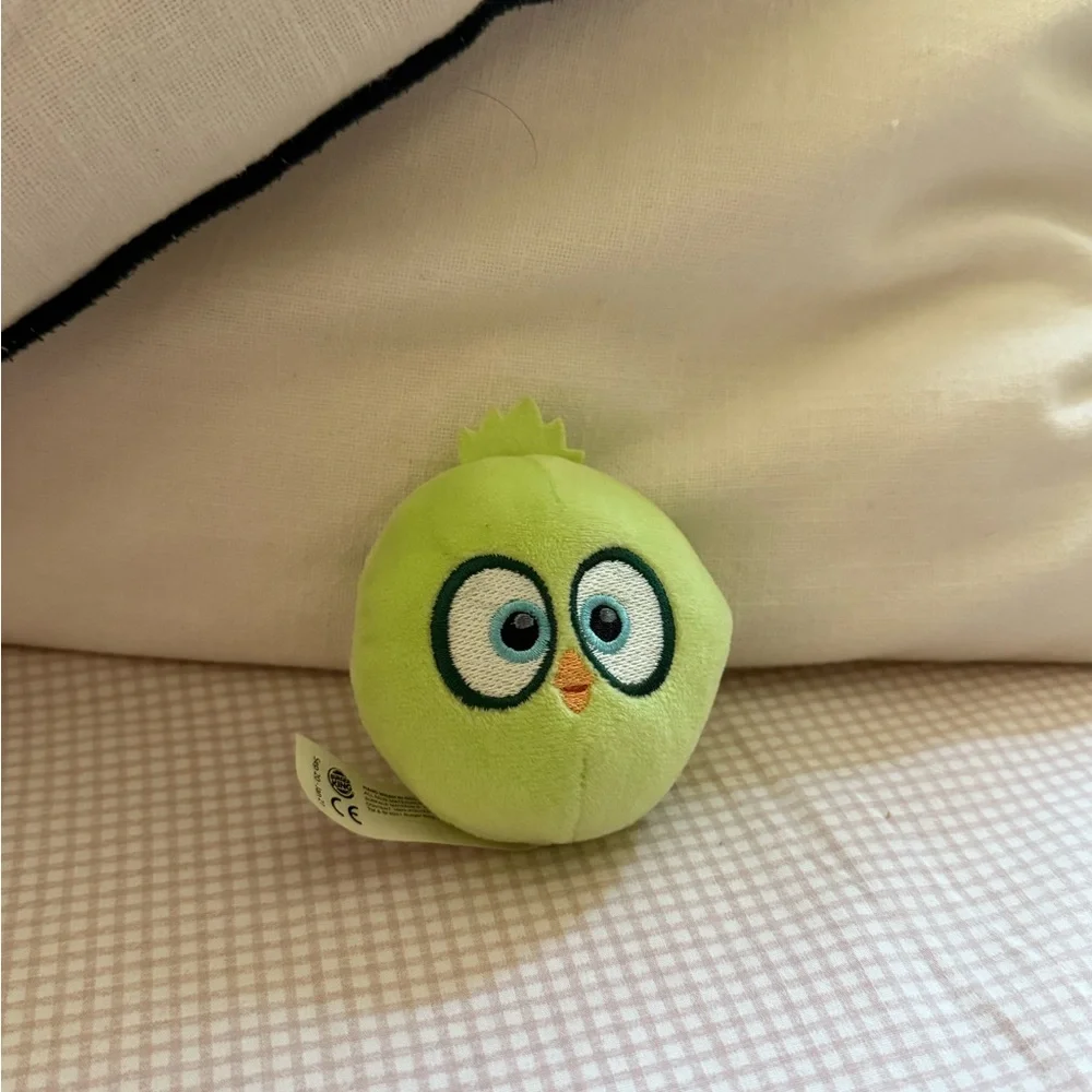Black and Green Angry Birds Plush Toys 2 pcs